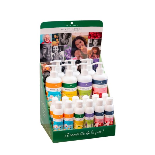 Expositor vacio Happy Lotion