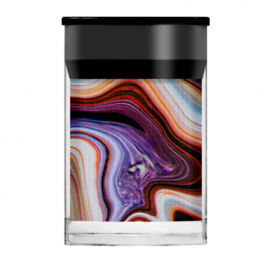 Foil Canyon Swirl Nail